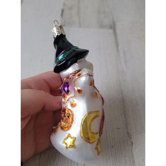 OWC fit to be tied 2002 ghost Halloween blown glass ornament - Picture 7 of 7